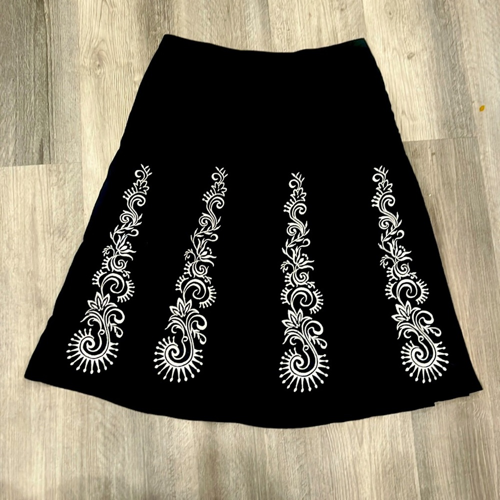 LOFT fully lined pleated skirt, NWT